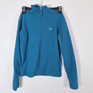 The North Face blue 1/4 Zip Pullover Women size S/P
